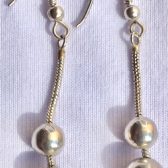 New Earrings Pure Silver 950 from Peru - Picture 4 of 5